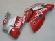 Mejores Carenados Moto Yamaha YZF 1000 R1 2000-2001 - Plata Rojo Fortuna Motul