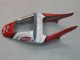 Mejores Carenados Moto Yamaha YZF 1000 R1 2000-2001 - Plata Rojo Fortuna Motul
