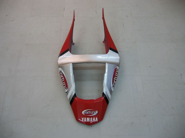 Mejores Carenados Moto Yamaha YZF 1000 R1 2000-2001 - Plata Rojo Fortuna Motul
