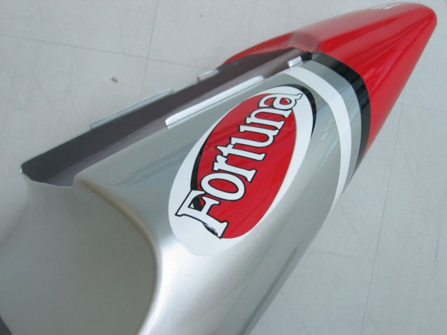 Mejores Carenados Moto Yamaha YZF 1000 R1 2000-2001 - Plata Rojo Fortuna Motul