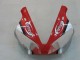 Mejores Carenados Moto Yamaha YZF 1000 R1 2000-2001 - Plata Rojo Fortuna Motul
