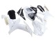 Mejores Carenados Moto Yamaha YZF 1000 R1 2002-2003 - Blanco Oro Calcomanías