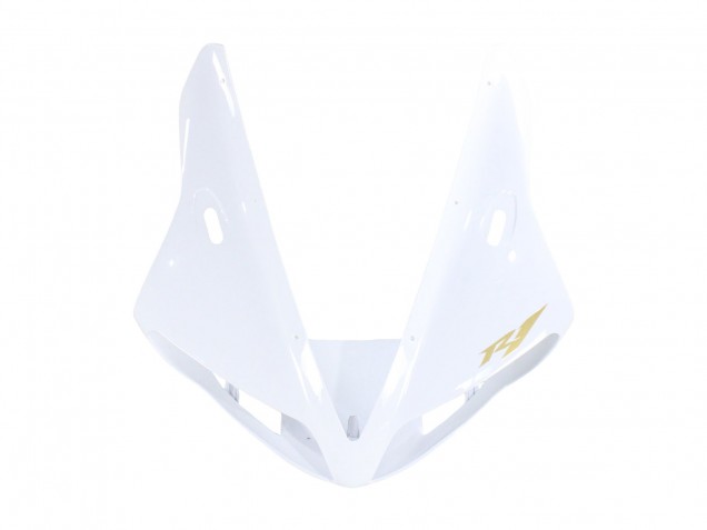 Mejores Carenados Moto Yamaha YZF 1000 R1 2002-2003 - Blanco Oro Calcomanías