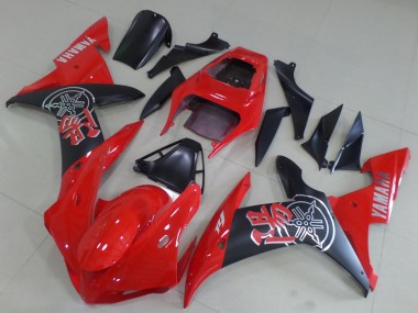 Mejores Carenados Moto Yamaha YZF R1 2002-2003 - Rojo Negro Mate