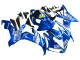 Mejores Carenados Moto Yamaha YZF 1000 R1 2004-2006 - Azul Blanco Amarillo Motul Gauloises 46