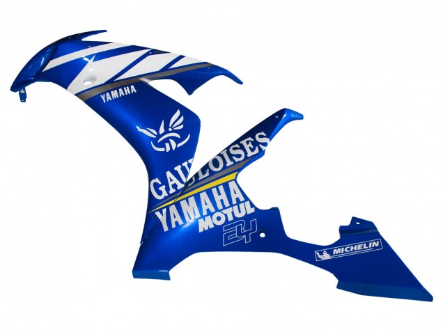 Mejores Carenados Moto Yamaha YZF 1000 R1 2004-2006 - Azul Blanco Amarillo Motul Gauloises 46
