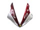 Mejores Carenados Moto Yamaha YZF 1000 R1 2004-2006 - Plata Rojo Fortuna Motul