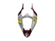 Mejores Carenados Moto Yamaha YZF 1000 R1 2004-2006 - Plata Rojo Fortuna Motul