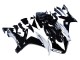 Mejores Carenados Moto Yamaha YZF 1000 R1 2004-2006 - Negro Brillante Blanco Motul