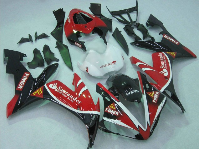 Mejores Carenados Moto Yamaha YZF 1000 R1 2004-2006 - Rojo Blanco Negro Verde Volvo Jika Fimer Santander