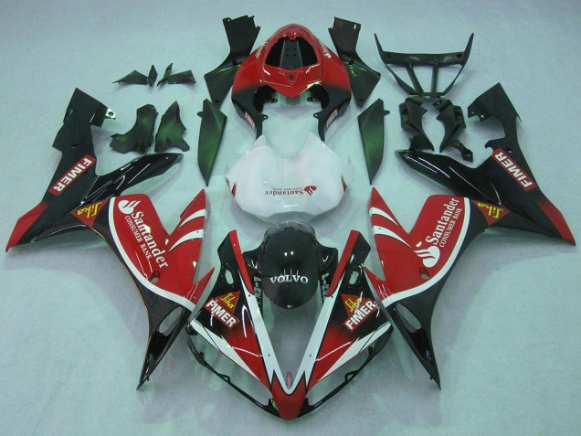 Mejores Carenados Moto Yamaha YZF 1000 R1 2004-2006 - Rojo Blanco Negro Verde Volvo Jika Fimer Santander