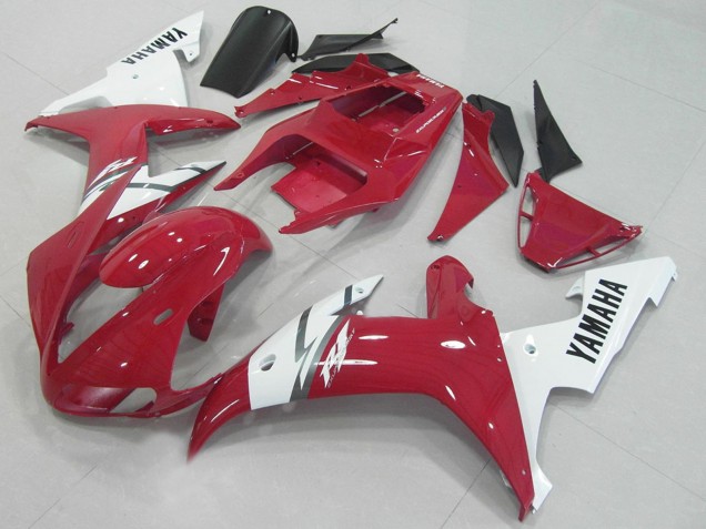 Mejores Carenados Moto Yamaha YZF R1 2002-2003 - Blanco Rojo
