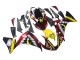 Mejores Carenados Moto Yamaha YZF 1000 R1 2009-2011 - Rojo Amarillo Negro Tiburón 46