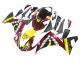 Mejores Carenados Moto Yamaha YZF 1000 R1 2009-2011 - Rojo Amarillo Negro Tiburón 46