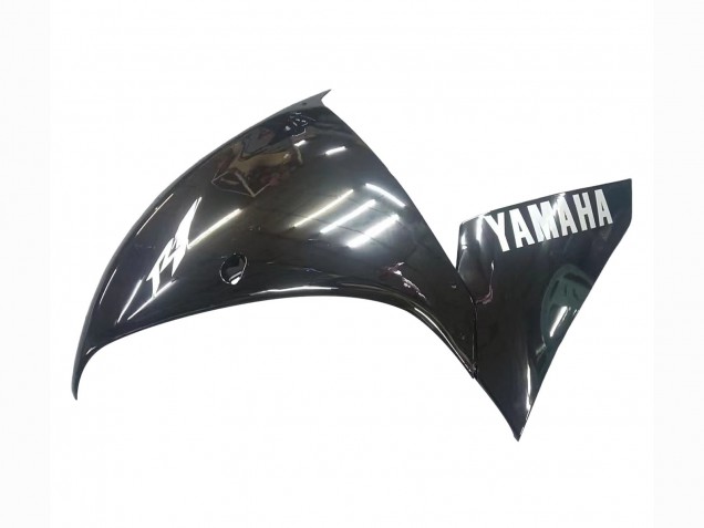 Mejores Carenados Moto Yamaha YZF 1000 R1 2009-2011 - Negro Brillante Blanco Calcomanía