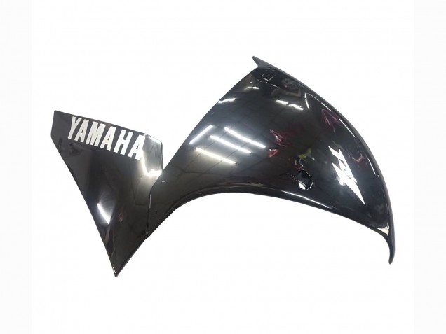 Mejores Carenados Moto Yamaha YZF 1000 R1 2009-2011 - Negro Brillante Blanco Calcomanía