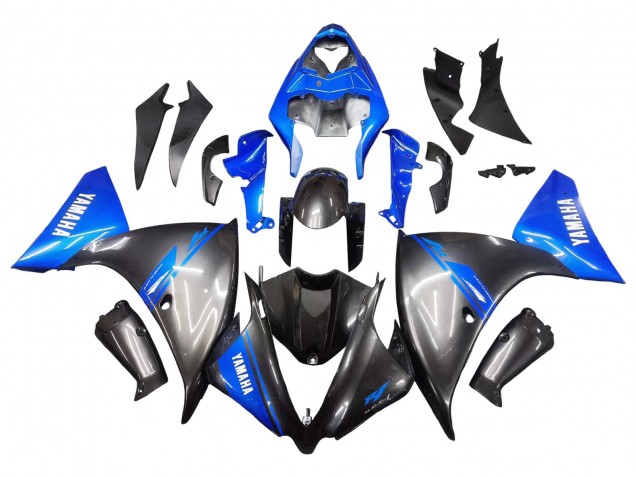 Mejores Carenados Moto Yamaha YZF 1000 R1 2012-2014 - Azul Negro Brillante