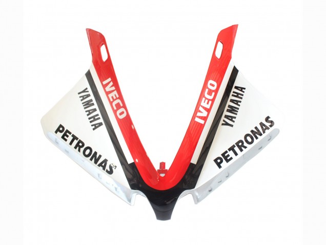 Mejores Carenados Moto Yamaha YZF 1000 R1 2012-2014 - Blanco Rojo Negro Brillante Petronas