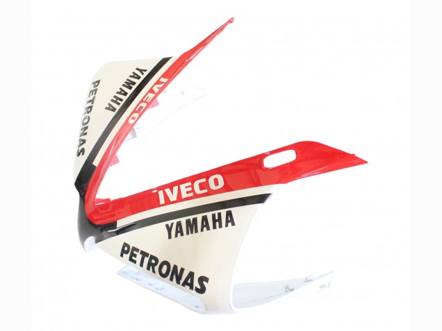 Mejores Carenados Moto Yamaha YZF 1000 R1 2012-2014 - Blanco Rojo Negro Brillante Petronas
