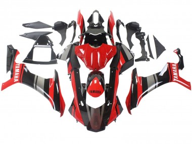 Mejores Carenados Moto Yamaha YZF 1000 R1 2015-2019 - Rojo Negro Plata