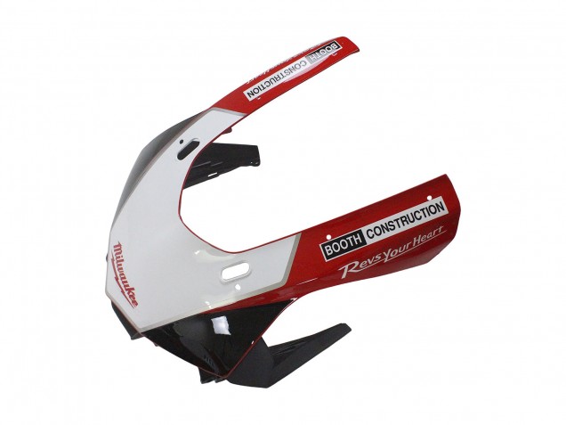 Mejores Carenado Moto Yamaha YZF 1000 R1 2015-2019 - Blanco Rojo Negro Milwaukee