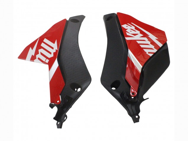 Mejores Carenado Moto Yamaha YZF 1000 R1 2015-2019 - Blanco Rojo Negro Milwaukee