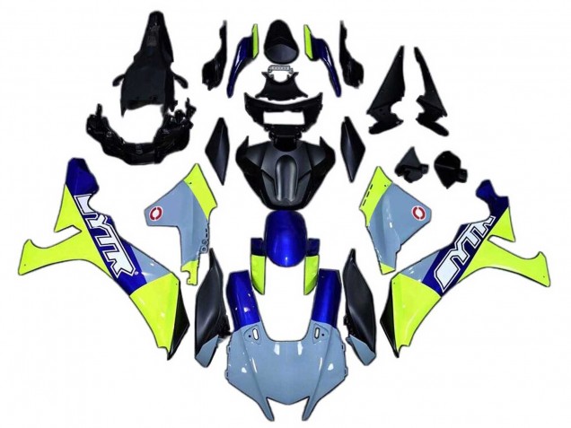Mejores Carenados Moto Yamaha YZF 1000 R1 2020-2025 - Azul Verde Negro