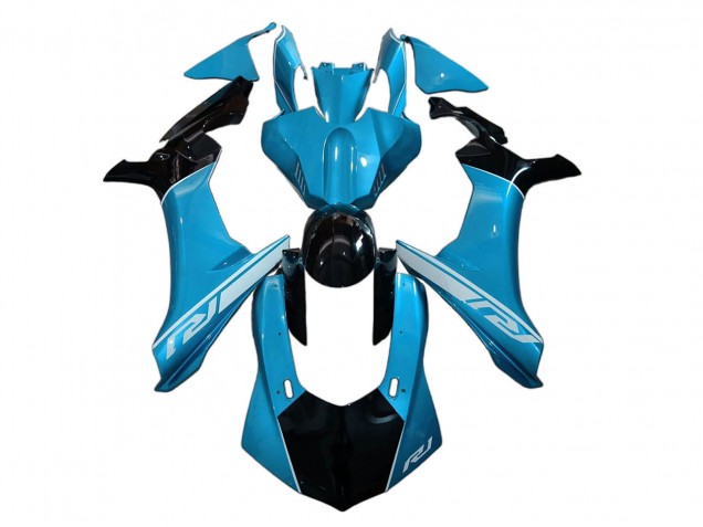 Mejores Carenado Moto Yamaha YZF 1000 R1 2020-2025 - Azul Negro Brillante