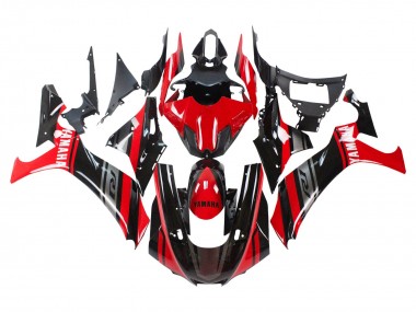 Mejores Carenados Moto Yamaha YZF 1000 R1 2020-2025 - Rojo Plata Negro