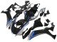 Mejores Carenados Moto Yamaha YZF 1000 R1 2020-2025 - Negro Brillante Plata Azul