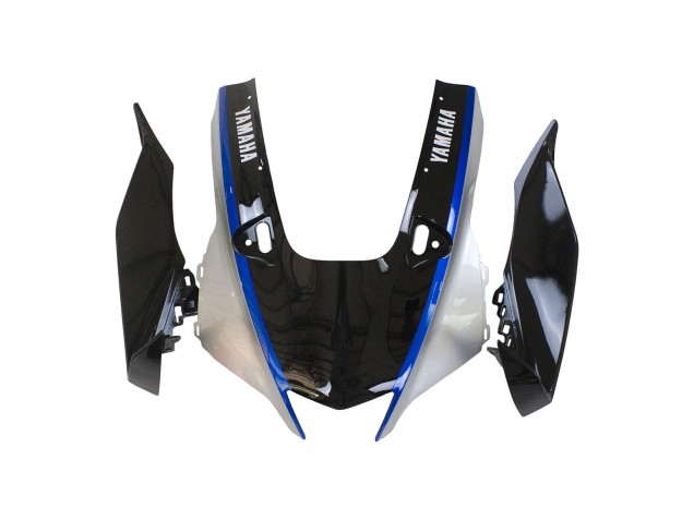 Mejores Carenados Moto Yamaha YZF 1000 R1 2020-2025 - Negro Brillante Plata Azul