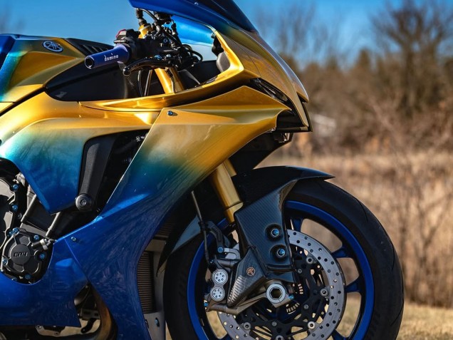 Mejores Carenados Moto Yamaha YZF 1000 R1 2020-2025 - Azul Oro