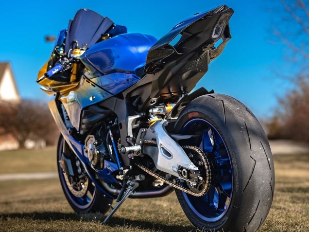 Mejores Carenados Moto Yamaha YZF 1000 R1 2020-2025 - Azul Oro