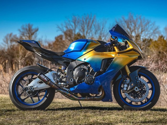 Mejores Carenados Moto Yamaha YZF 1000 R1 2020-2025 - Azul Oro