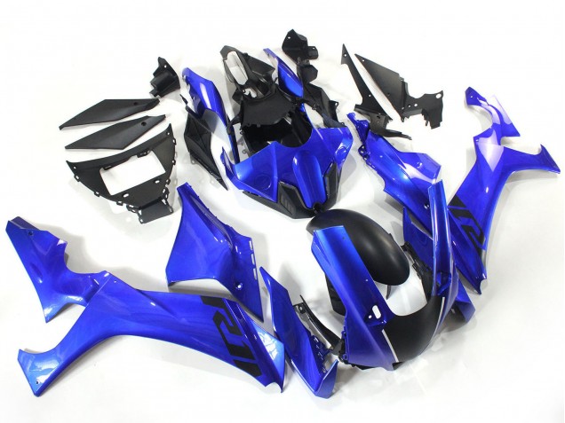Mejores Carenados Moto Yamaha YZF 1000 R1 2020-2025 - Azul Negro Mate