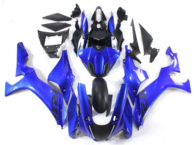 Mejores Carenados Moto Yamaha YZF 1000 R1 2020-2025 - Azul Negro Mate