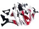 Mejores Carenado Moto Yamaha YZF 1000 R1 2020-2025 - Blanco Rojo Negro Brillante