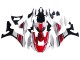 Mejores Carenado Moto Yamaha YZF 1000 R1 2020-2025 - Blanco Rojo Negro Brillante