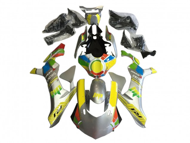Mejores Carenados Moto Yamaha YZF 1000 R1 2020-2025 - Plata Amarillo Rojo Azul Ohlins