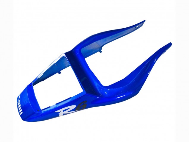 Mejores Carenados Moto Yamaha YZF 600 R6 1998-2002 - Blanco Azul Negro Brillante