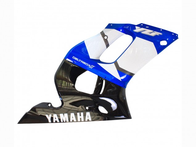 Mejores Carenados Moto Yamaha YZF 600 R6 1998-2002 - Blanco Azul Negro Brillante
