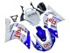 Mejores Carenados Moto Yamaha YZF 600 R6 1998-2002 - Blanco Azul Rojo Fiat 99