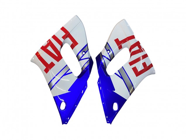 Mejores Carenados Moto Yamaha YZF 600 R6 1998-2002 - Blanco Azul Rojo Fiat 99