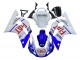 Mejores Carenados Moto Yamaha YZF 600 R6 1998-2002 - Blanco Azul Rojo Fiat 99