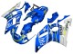 Mejores Carenados Moto Yamaha YZF 600 R6 1998-2002 - Blanco Azul Neon Amarillo Fiat Motul Michelin