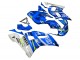 Mejores Carenados Moto Yamaha YZF 600 R6 1998-2002 - Blanco Azul Neon Amarillo Fiat Motul Michelin