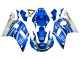 Mejores Carenados Moto Yamaha YZF 600 R6 1998-2002 - Blanco Azul Neon Amarillo Fiat Motul Michelin