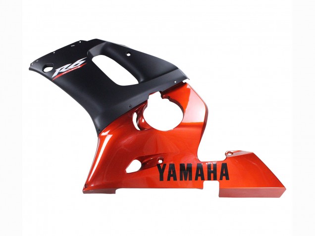 Mejores Carenados Moto Yamaha YZF 600 R6 1998-2002 - Naranja Negro Mate