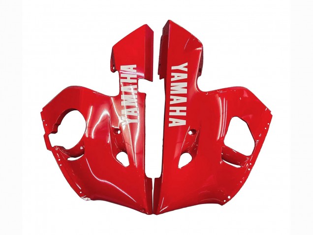 Mejores Carenado Moto Yamaha YZF 600 R6 1998-2002 - Rojo Blanco Negro Brillante