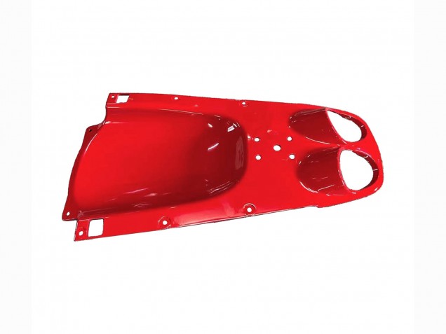 Mejores Carenado Moto Yamaha YZF 600 R6 1998-2002 - Rojo Blanco Negro Brillante